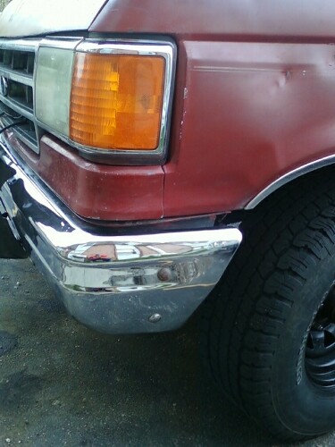 sagging bumper ford truck sag