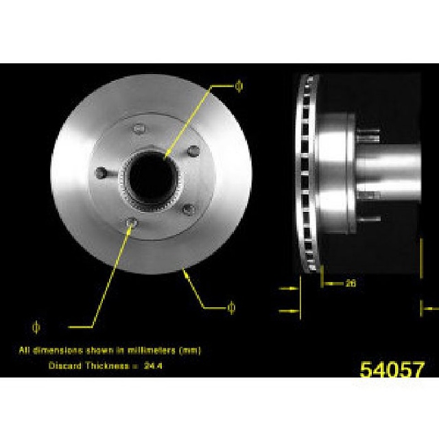 Hub and rotor assembly ford f 150 #5