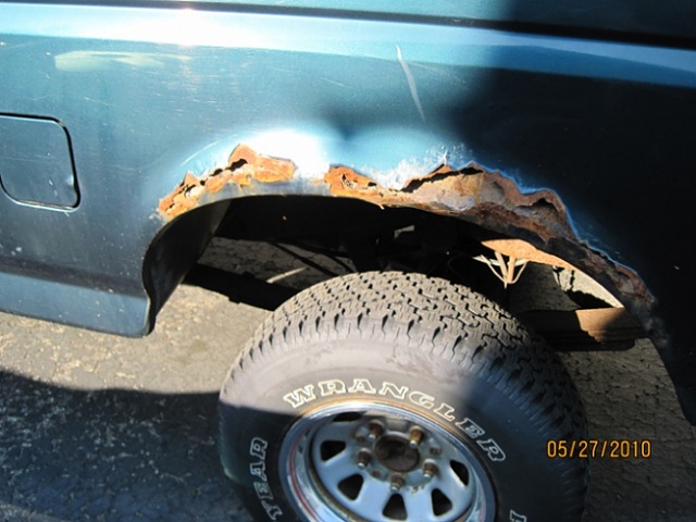 Ford truck bed rust repair #8