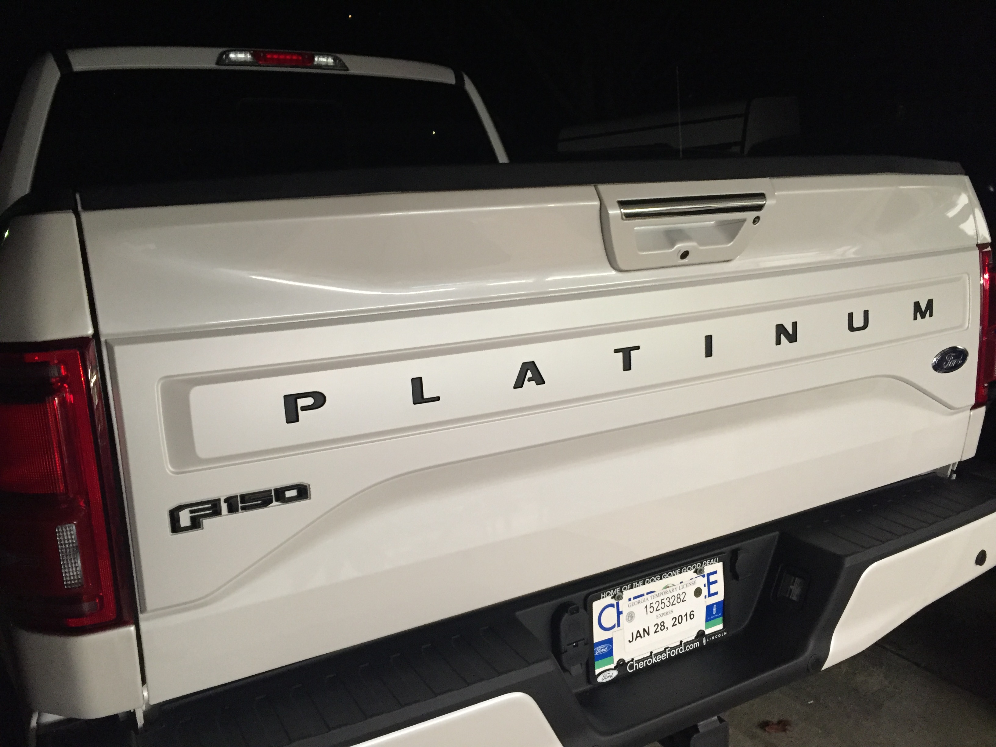 Ford F150 Platinum Tailgate