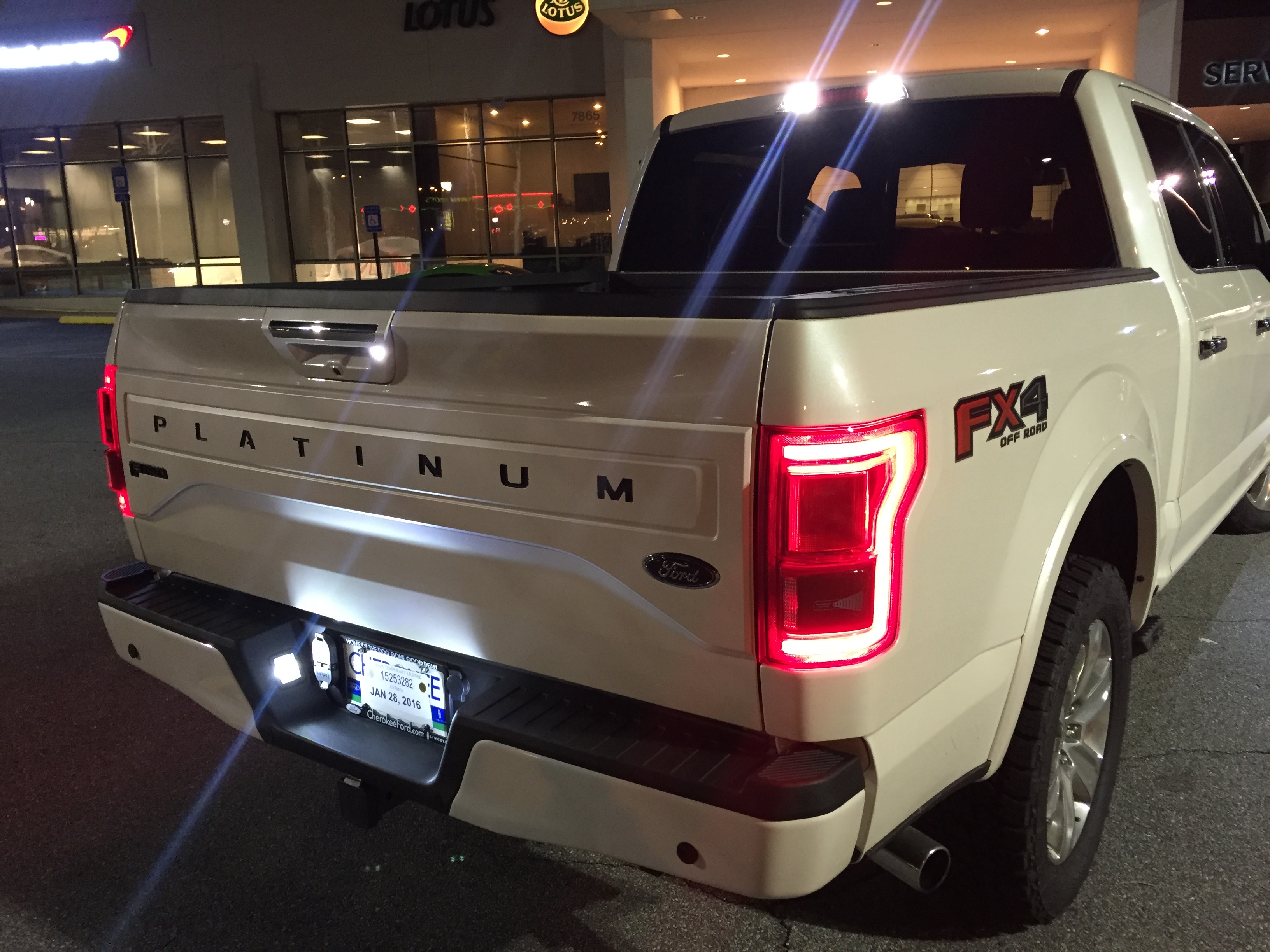 Painted my PLATINUM tailgate billboard Page 2 Ford F150 Forum