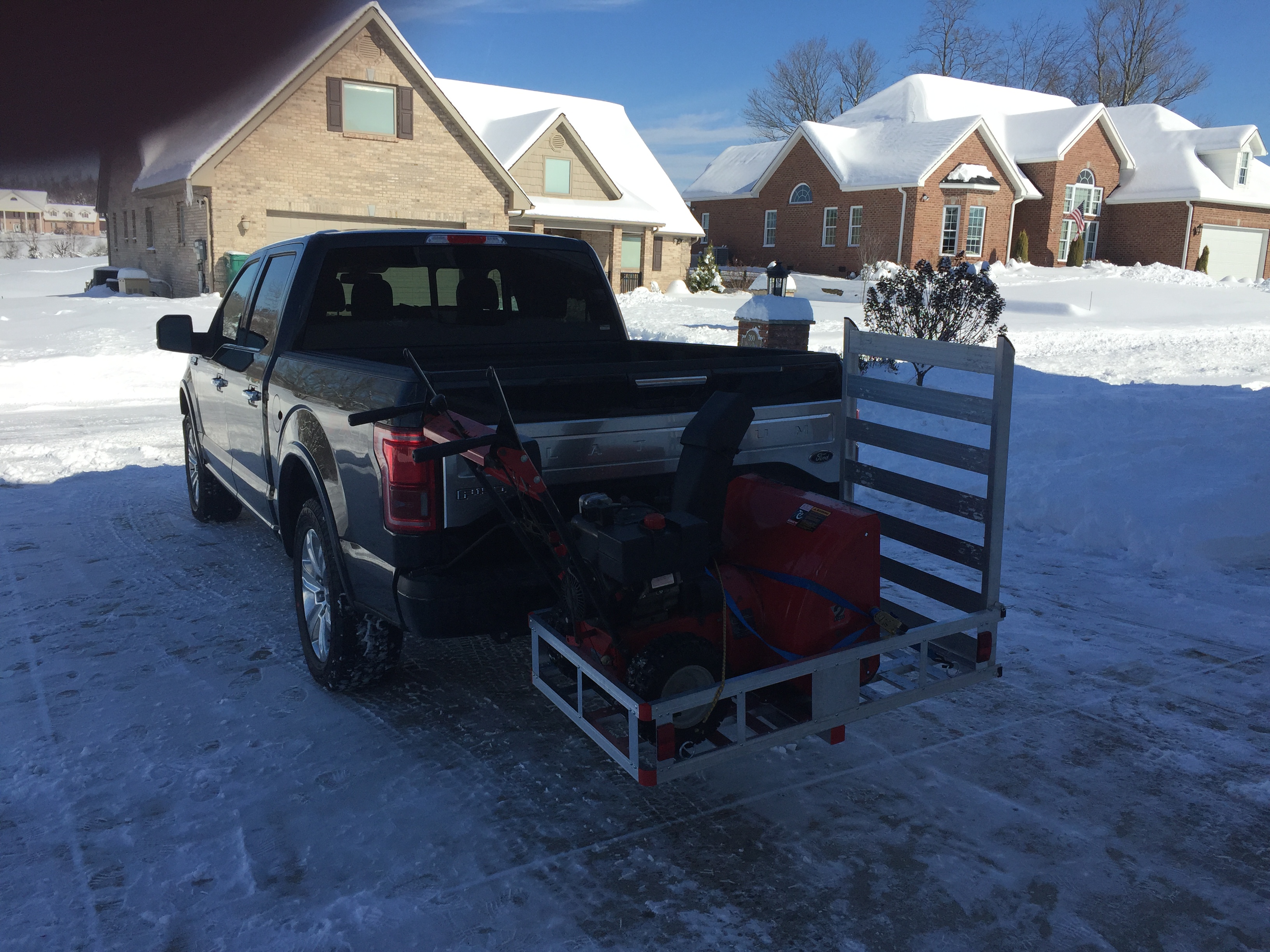 Best Way To Transport 28 Snowblower With F150 Page 2 Ford F150