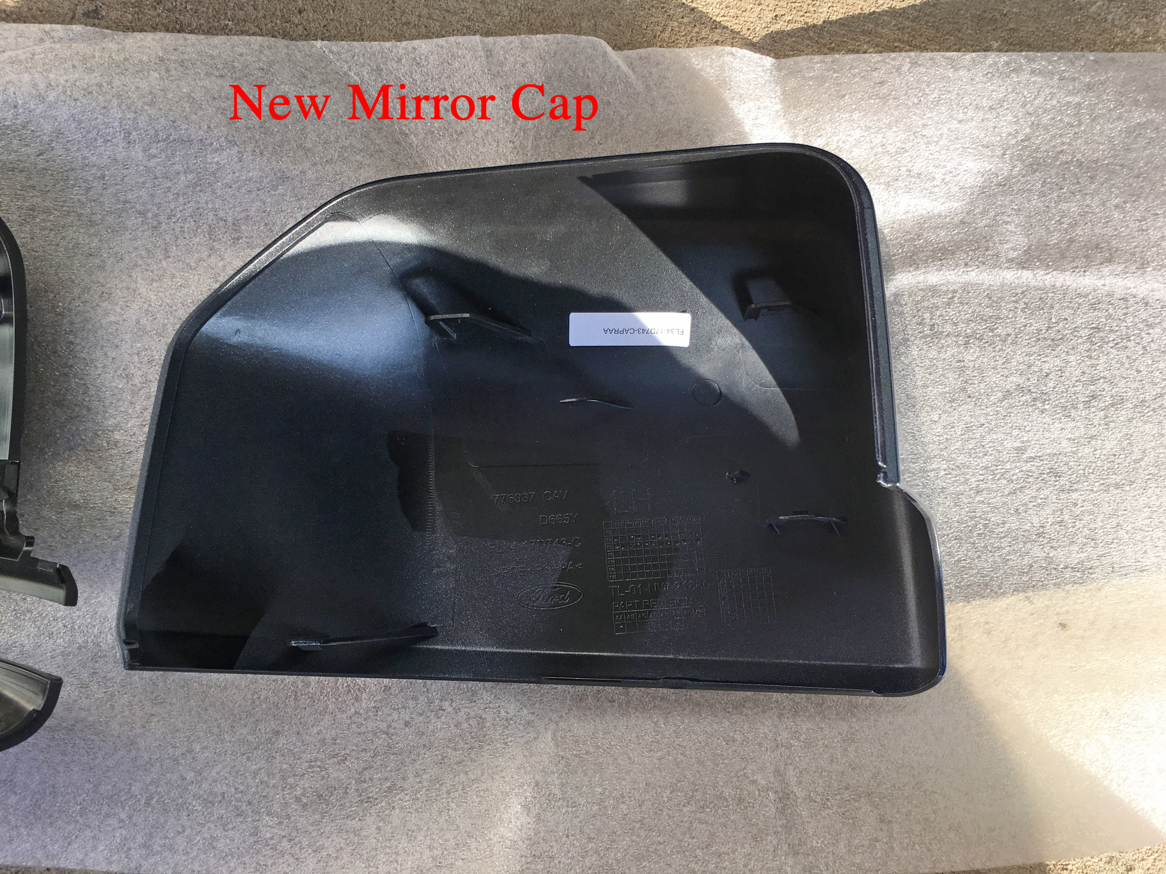 New Painted Mirror Caps Installed and How To Ford F150 Forum Community of Ford Truck Fans