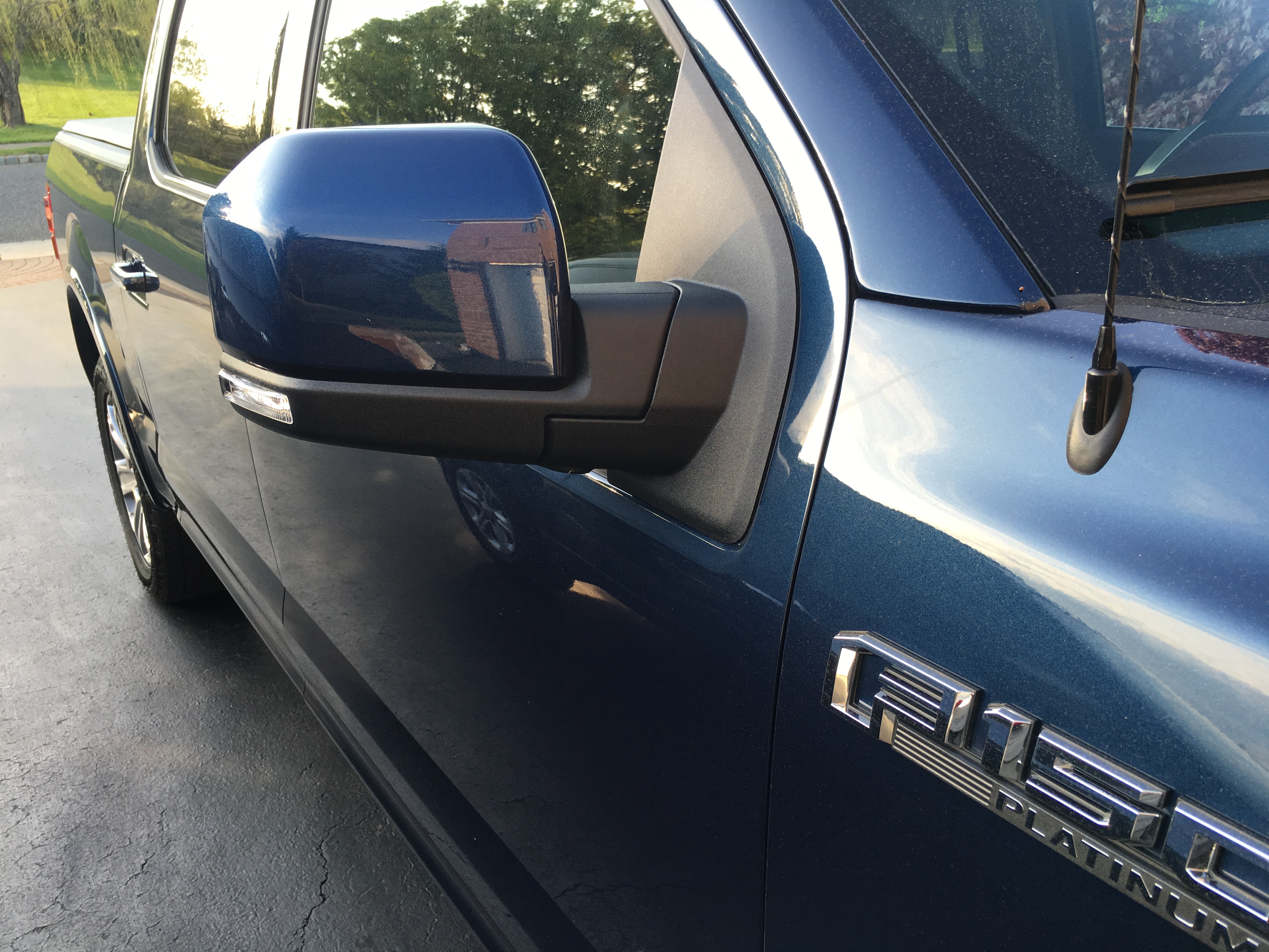 New Painted Mirror Caps Installed and How To Ford F150 Forum Community of Ford Truck Fans