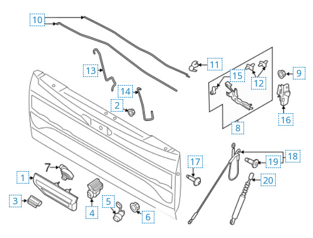 2015-2017 F-150 - Inoperative Tailgate During Freezing Temperatures