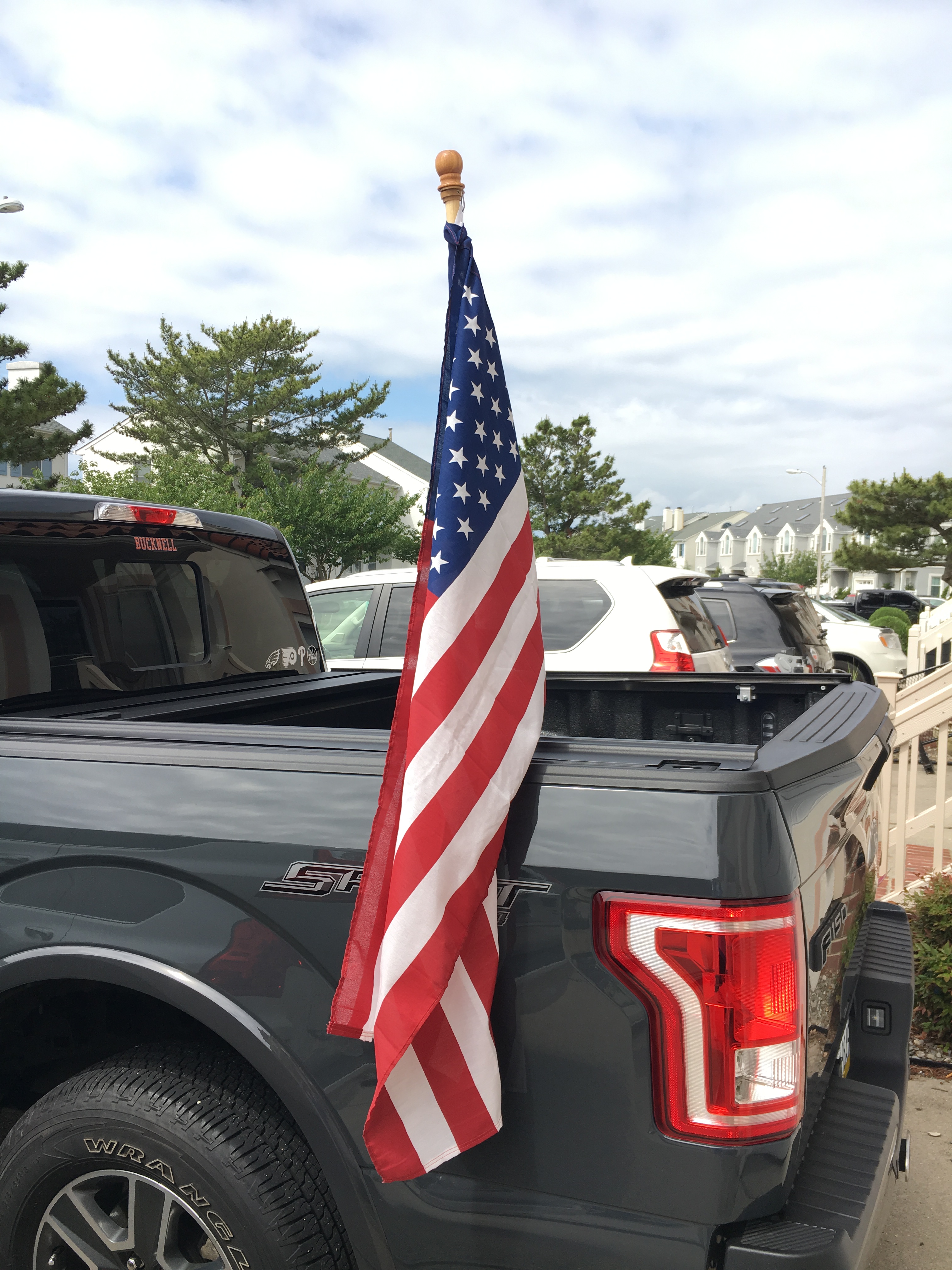 Flag Pole Mount Using E Track Wood Beam Socket Ford F150 Forum