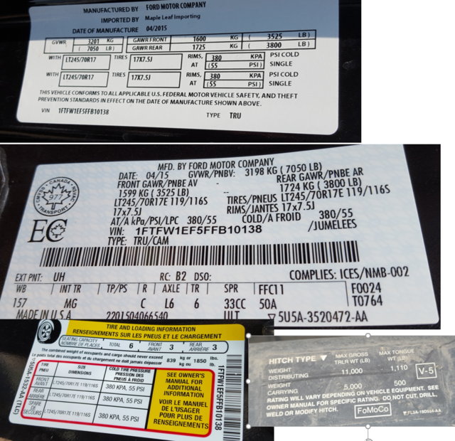 Another door jamb sticker thread Ford F150 Forum 