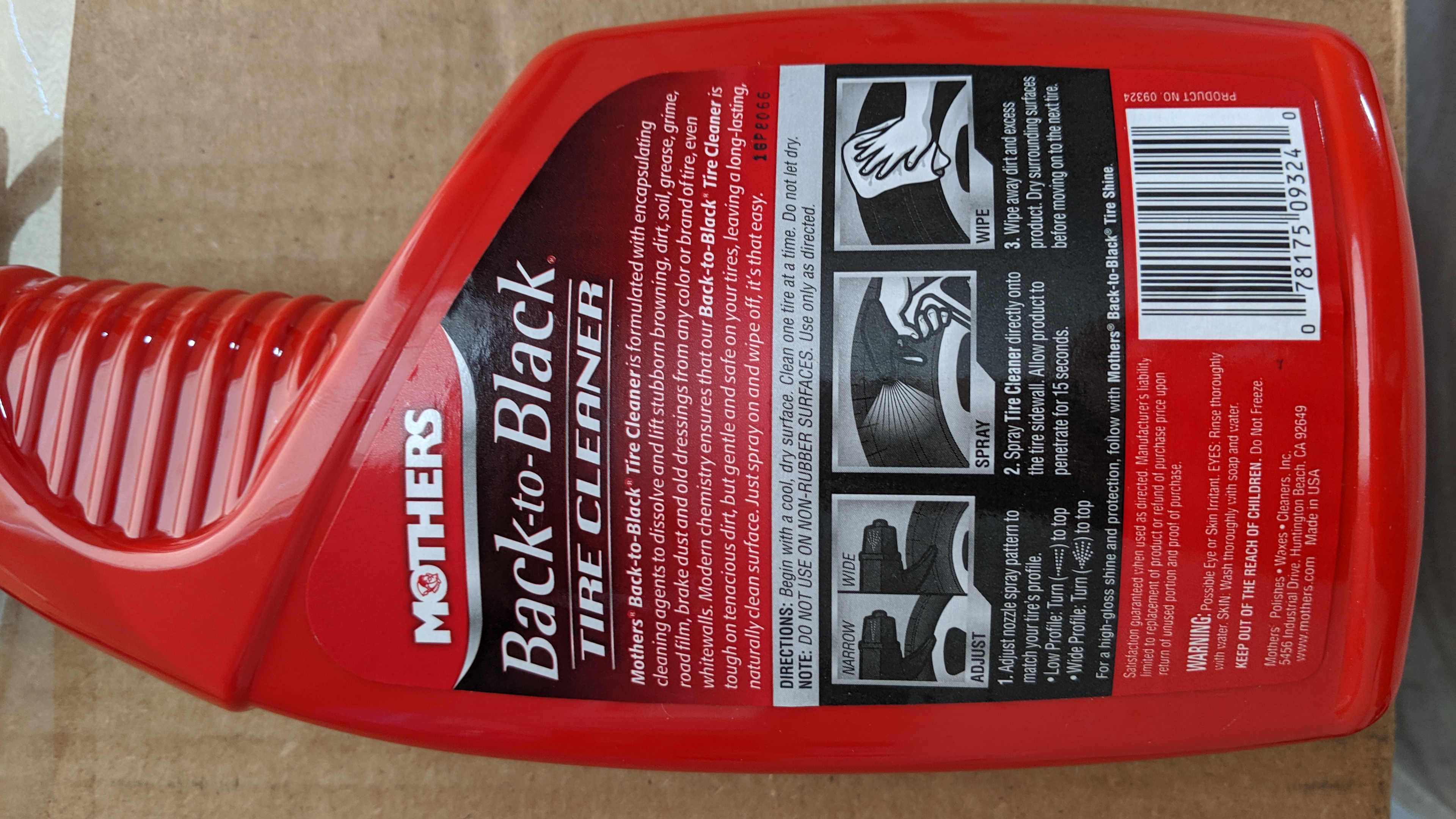 Back-to-Black® Tire Cleaner