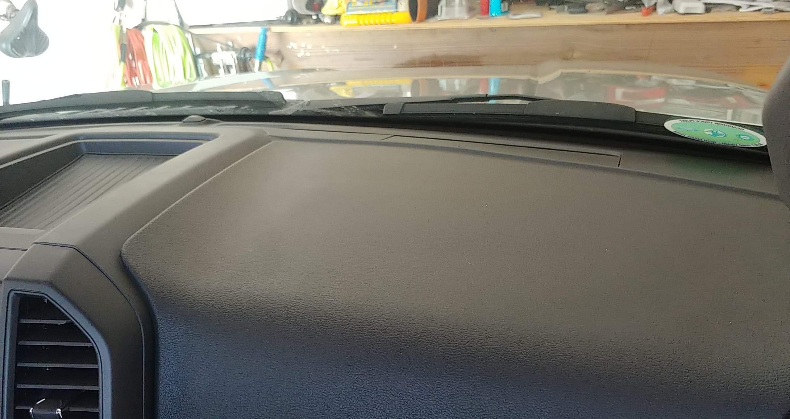 Now the fun begins…. 2019 F-150 warping dash panel near the