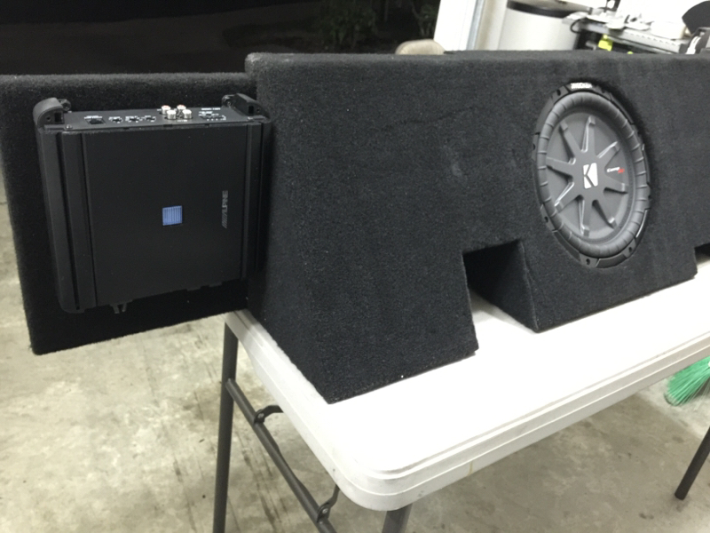 2016 f150 sub hot sale box behind seat