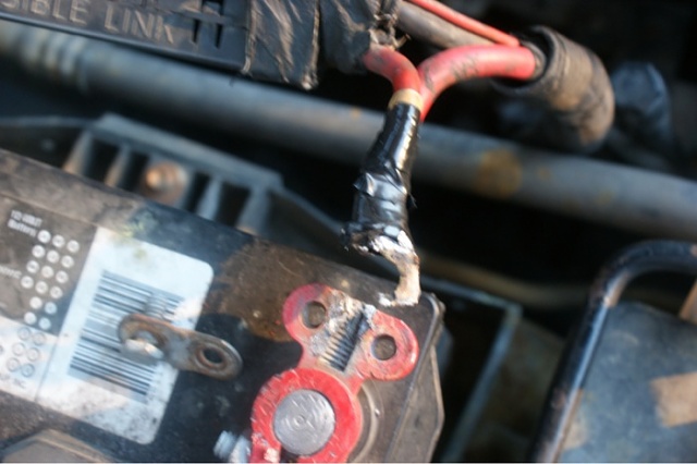 Replacing positive battery cable ford ranger