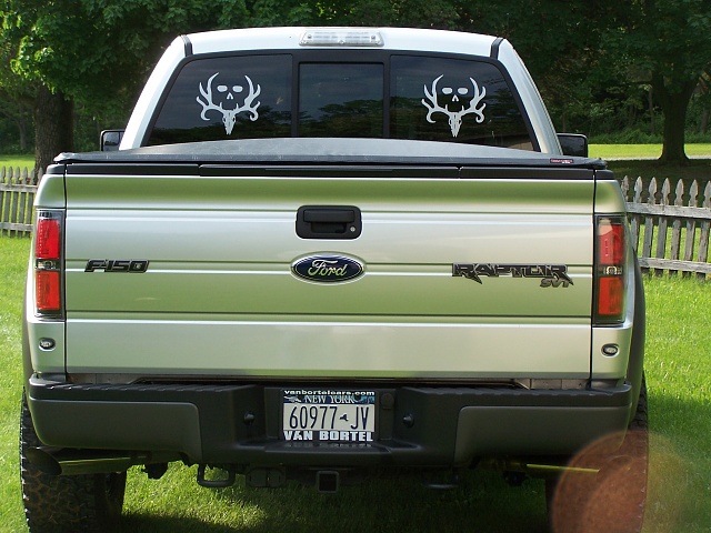 Ford raptor window stickers