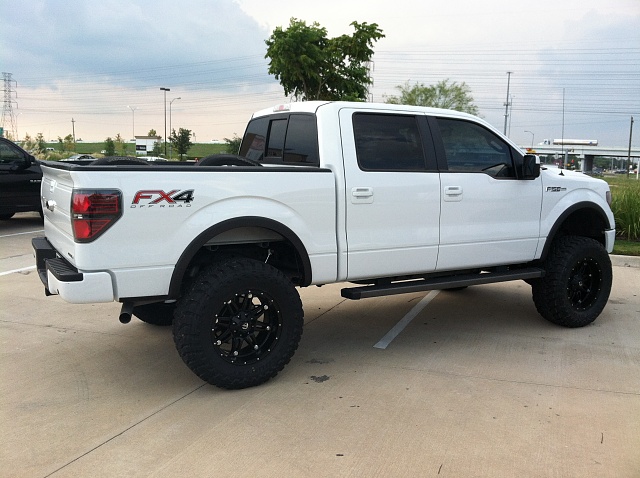 White ford f150 lifted #3
