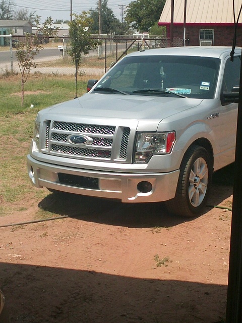 Ford f150 chrome grille surround #8