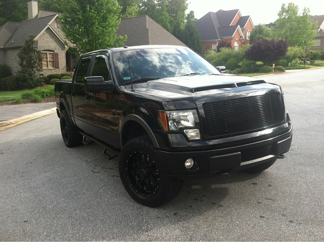 2006 Ford f150 hood scoops #2