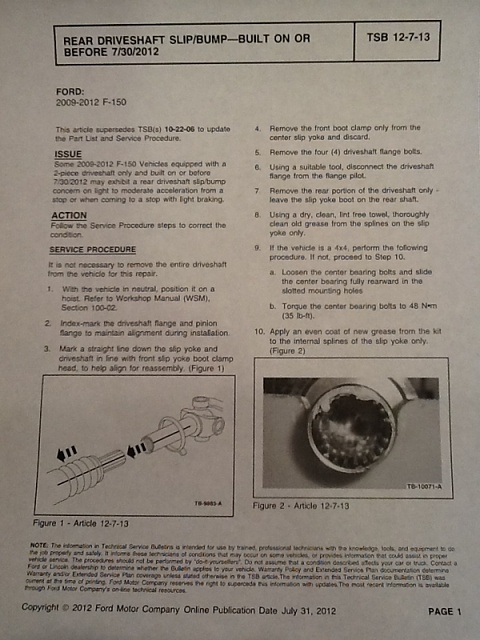 Ford f150 slip yoke #3