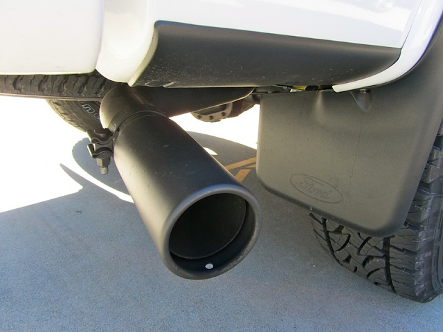 Black exhaust tips ford f 150 #3