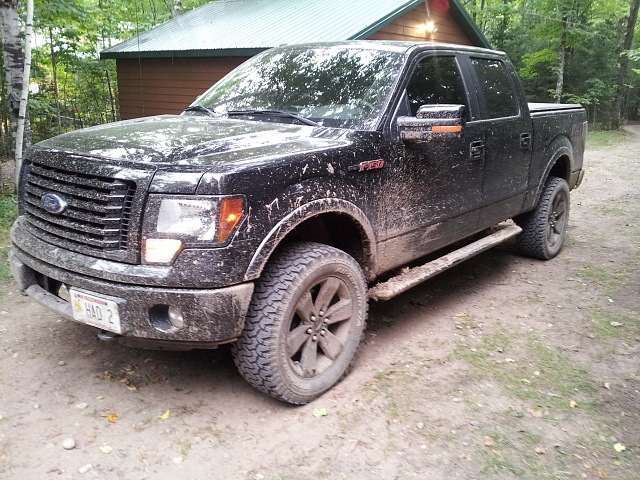 Ford f150 with wheel spacers #8