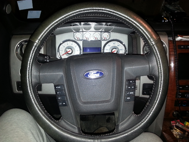 Ford raptor steering wheel cover #5