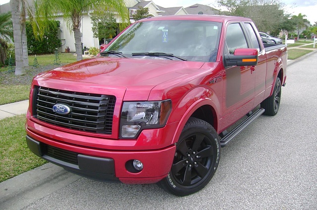 ford candy red paint code