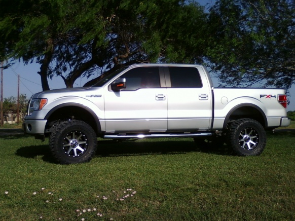 Silver ford f150 with black rims #9