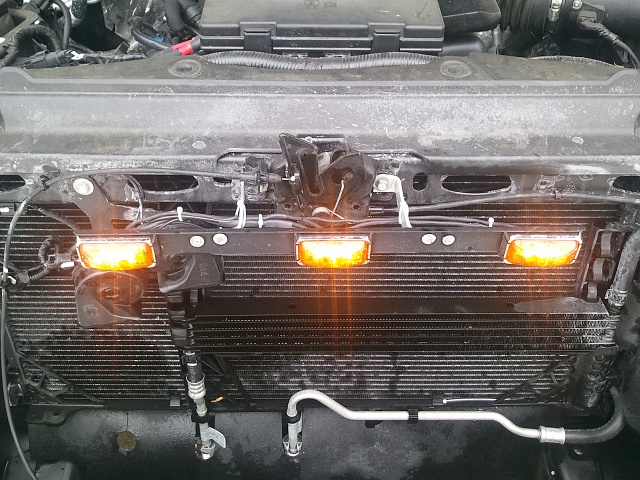 Ford raptor front grill lights #3