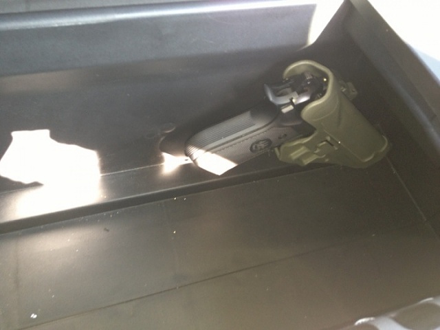 Center console mounted holster - Ford F150 Forum - Community of Ford