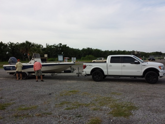 Ford F-150 Rigged for Fishing on the beach. 