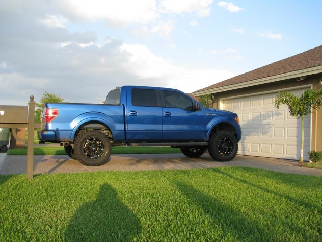 Blue Flame 6" lift, 20" wheels & 35" Tires - Ford F150 Forum