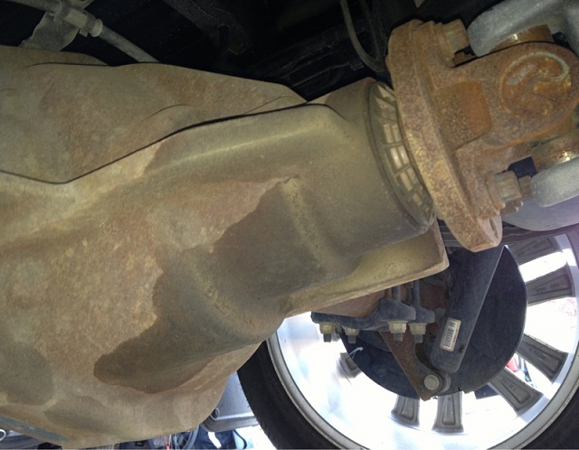 Differential leak ford f150
