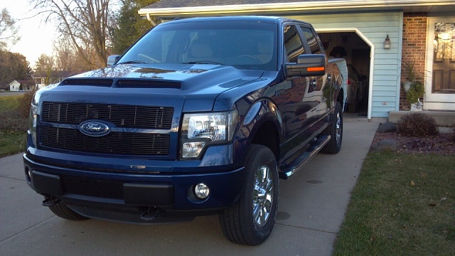 Ford truck ram air hood #8