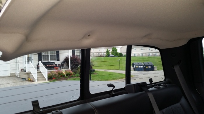 How to unclog a Sunroof Drain - water leaking inside the car at the roof  line 