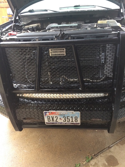 LED bar on ranch hand grille guard Ford F150 Forum Community