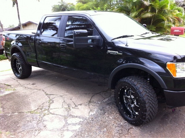 Black rocker panels ford f150 #2