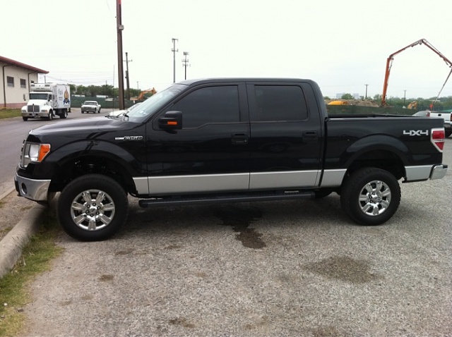 Ford f150 with 3 leveling kit #9