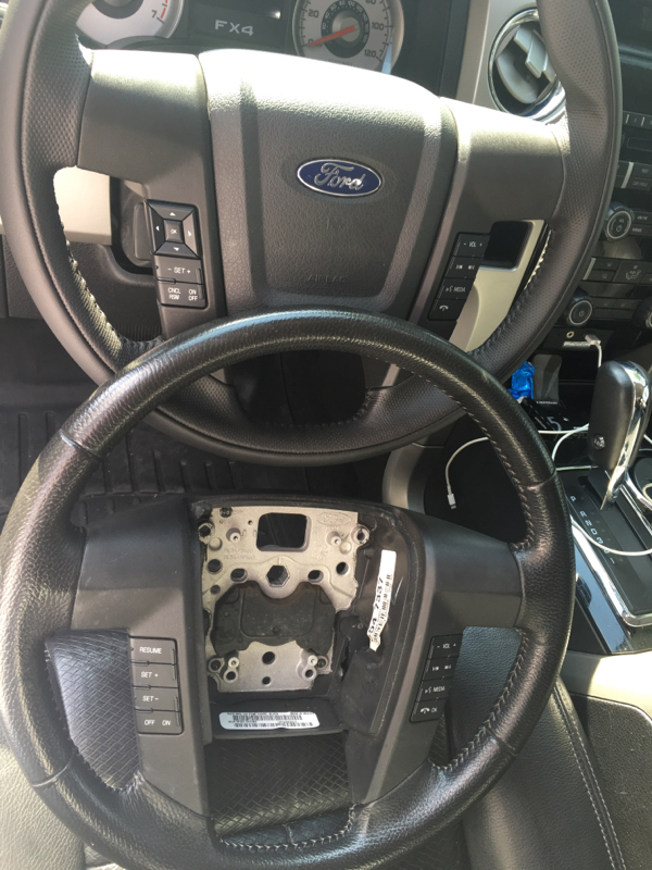 Ford raptor steering wheel part number #3
