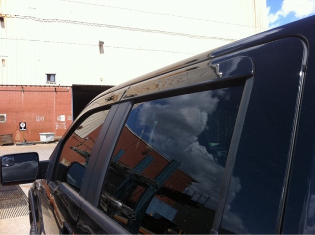 Weather tech ford f150 in channel ventvisor #3