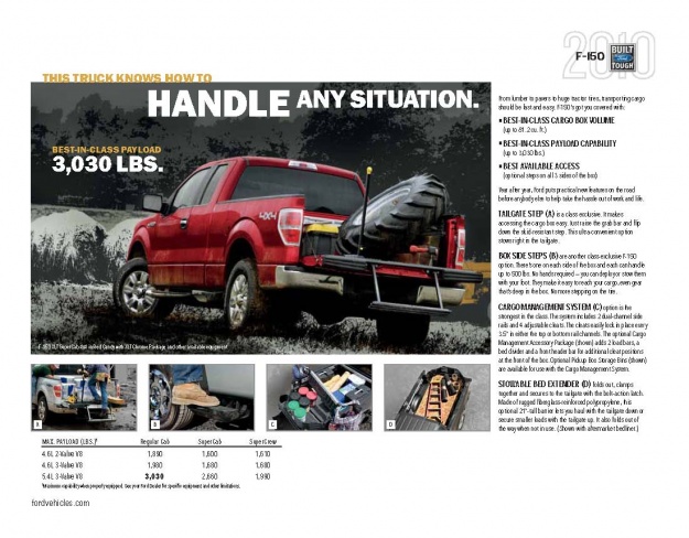 2013 Ford f 150 cargo management system #9