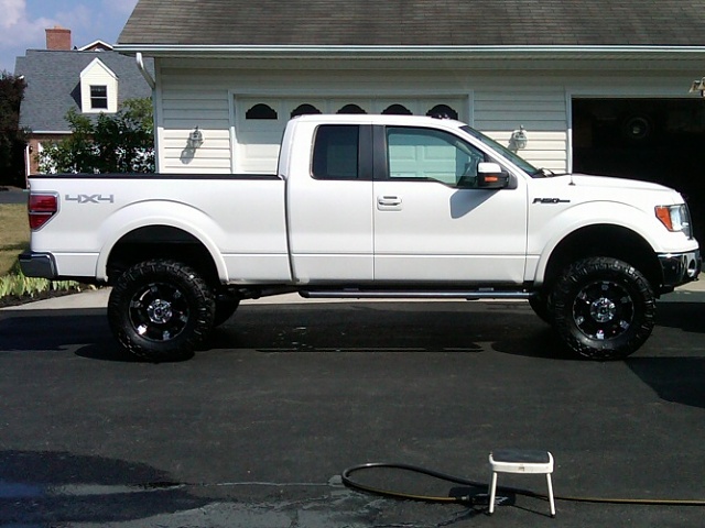 2011 Ford f150 white lifted #5