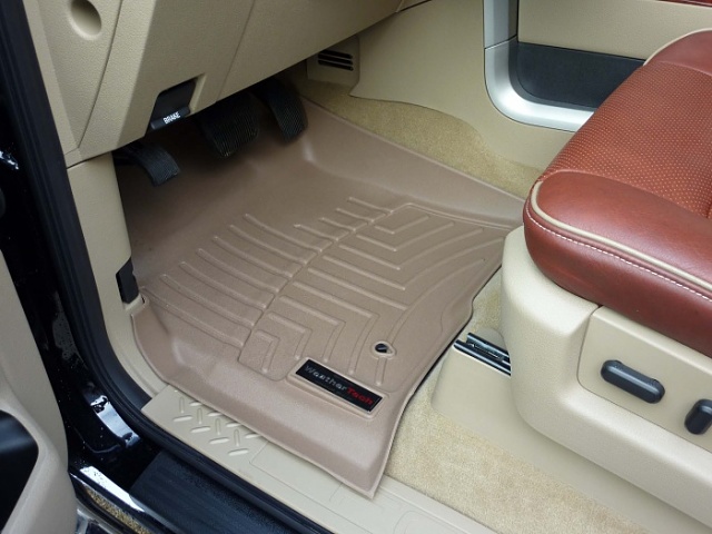 Ford f-150 king ranch tan rubber floor mats #6