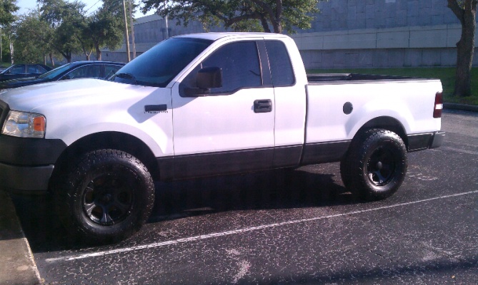 White Truck With Black Or Chrome Wheels Ford F150 Forum