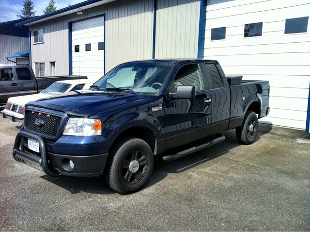 Black rocker panels ford f150 #10