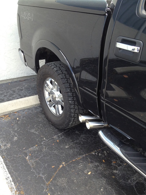 Dynomax Bullets side exit before rear tire???? - Ford F150 Forum ...