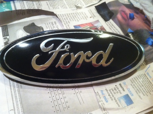 Custom ford emblems and badges #5