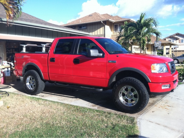 Standard tire size 2005 ford f150