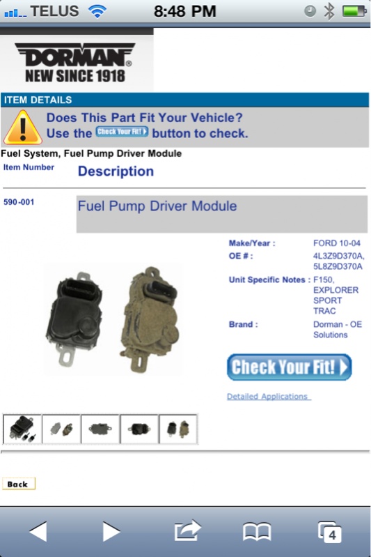 Fuel pump driver module 2004-2008 - Ford F150 Forum - Community of Ford