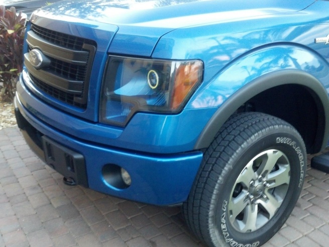 color matched f150 headlights