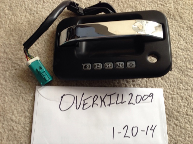 ford f150 door handle with keypad