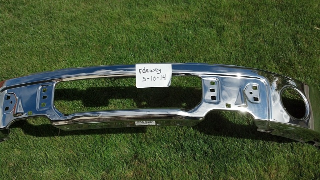 Chrome rear bumper ford f150 #4