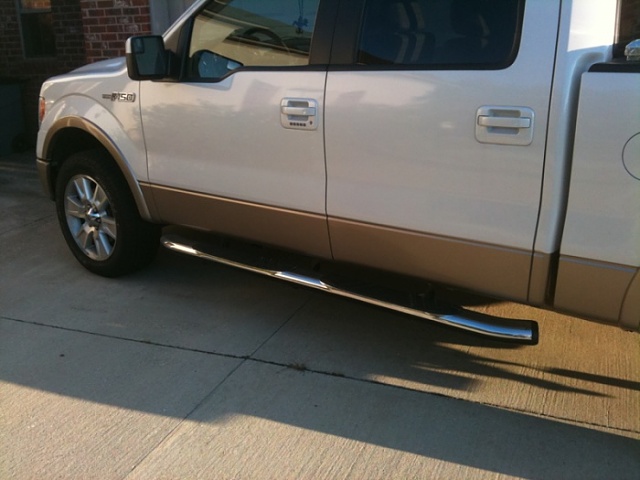 Chrome running boards ford #2